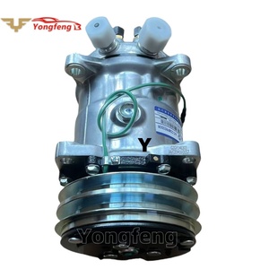 Nhà Máy Giá 24V phổ <span class=keywords><strong>Auto</strong></span> Car AC máy nén cho xe tải xcmg cho Volvo Sanden 508 507 509 510 sd508 5s14 <span class=keywords><strong>5h14</strong></span> 2A 132 mét - Product Image 3