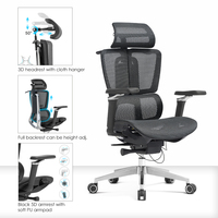 Noir 5D accoudoir ordinateur personnel pivotant chaises de bureau modernes pleine maille chaise ergonomique bureau bureau et chaise ensemble Silla Oficina