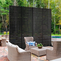 Panneau d'écran en aluminium à motif laser pour clôtures décoratives et projets d'aménagement paysager de jardin
