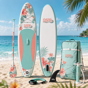 Planche à pagaie gonflable hybride haute performance, <span class=keywords><strong>fusion</strong></span> de PVC <span class=keywords><strong>double</strong></span> <span class=keywords><strong>couche</strong></span> et rails composites pour une polyvalence surf et tourisme - Product Image 6
