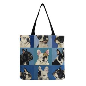 Bolsa de Mano de Lona con Diseño de Mascotas para Compras de Fin de Semana, Personalizable para Publicidad de Eventos - Product Image 4