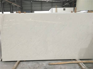 Dalle de quartz Calacatta de style moderne pierre artificielle de pureté 93% grande dalle pour salle de bain avec capacité de conception de modèle 3D - Product Image 4