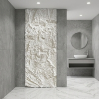 Panel de Pared de Poliuretano de Alta Densidad con Aspecto de Piedra y Función Insonorizante para Entrada de Hotel y Diseño Costero