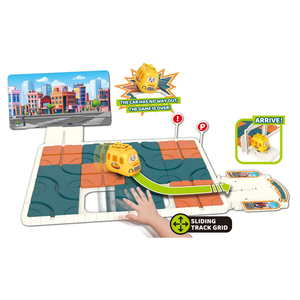 Jeu de société de puzzle stimulant pour le développement cérébral, véhicule électrique d'ingénierie, jeu de circuit de labyrinthe populaire pour enfants, jouets de voiture, cadeaux - Product Image 1