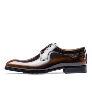 Zapatos Brogue de Cuero Vacuno Genuino, Impermeables y Transpirables, con Forro Absorbente y Suela de Goma Flexible para Hombre - Zapatos Formales, Casuales y de Oficina - Product Image 3