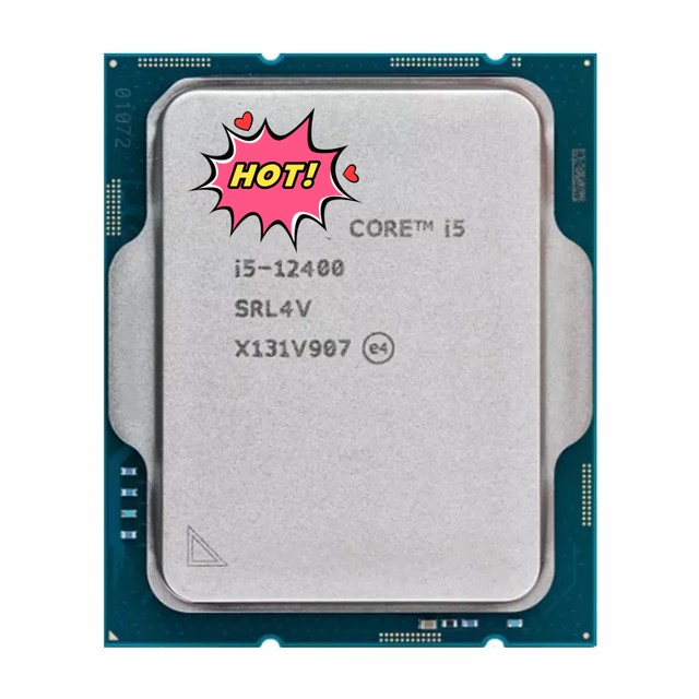 12th Generation I5 New Gaming Desktop CPU 12400 LGA 1700 with 18MB Cache and 2.5Ghz 1st Choice for Power Gamers