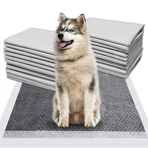 Waterproof Leak-proof 6-layer Disposable Extra Large Super Absorbent Odor Control BamBoo Charcoal Dog Pee Pads Pet Training