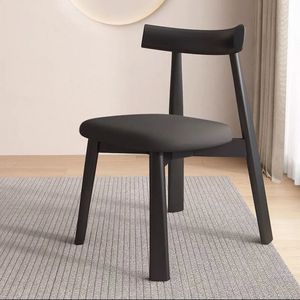Sillas de <span class=keywords><strong>Comedor</strong></span> Nórdicas de Madera Maciza, Estilo Italiano Moderno, Respaldo de Madera Minimalista para Hogar, Hotel y Restaurante, Nuevo Estilo L032 - Product Image 4