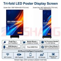 Mur vidéo LED pliable sur roues pour les entreprises de location en stock |   Idéal pour les salons professionnels, les fêtes, la production d'événements, un indispensable