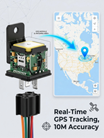 Rastreador GPS Arelink GT67 para Motocicleta, Dispositivo de Localización de Vehículos, Cortador de Motor, Relé para Automóvil con Tarjeta SIM Incluida