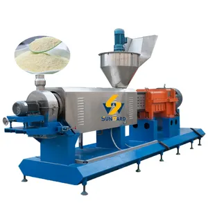 1t/h instant baby cereal plant for infants and children's powder inflated rice powder plant