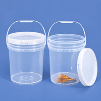 Promo Panas Ember Plastik 20L 5 Galon dengan Tutup, Wadah PP untuk Cat Kental, Oli Mesin, Lem, Kemasan Drum, Ember & Tong