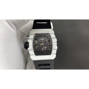 Montre mécanique automatique tourbillon squelettée de luxe en fibre de carbone blanche de qualité supérieure, nouvelle collection, best-seller, pour homme, 26 ans d'expérience - Product Image 5