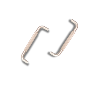 Poignées de meuble cylindriques contemporaines simples 23 mm pour armoire, tiroir de cuisine, poussoir de placard en zinc - Product Image 5