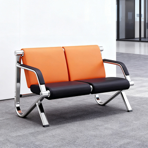 Sillones de Espera Modernos Más Populares, Silla de Espera para Oficina y Aeropuerto, Banco de Espera de Cuero de 3 Plazas para Oficina - Product Image 4