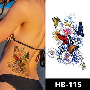 2024 autocollant <span class=keywords><strong>de</strong></span> tatouage temporaire personnalisé demi-bras crâne pochoirs <span class=keywords><strong>de</strong></span> tatouage pour autocollant <span class=keywords><strong>de</strong></span> tatouage d'art corporel - Product Image 2