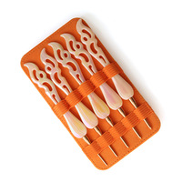 Ensemble de 9 crochets en aluminium tout-en-un, polis à la main en Chine, électroplaqués, avec manche en acrylique de forme spéciale, outils de tricot