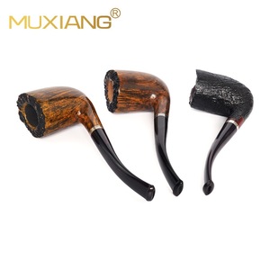 MUXIANG Briar Wood Smoking Pipe Bent Type Tobacco Pipe For Men Collection - Product Image 4