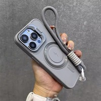 Protection d'objectif support à rabat étui à lanière transparente pour iPhone 16 Pro Max 11 12 13 14 15 Pro Max Plus housse antichoc