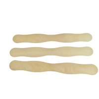 Manche de ventilateur ondulé en bois de bouleau écologique, bâtonnets de pagaie en bois vierges, accessoires de bricolage pour éventails, vente en gros