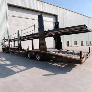 Semirremolque Portacoches de Acero de 3 Ejes y Alta Capacidad para Transporte de Vehículos, Gran Venta - Product Image 2