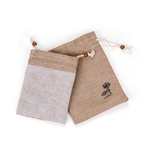 Factory Wholesale Custom Logo Draw <b>String</b> Linen <b>Bag</b> Bundle Pocket Printing Jute Drawstring Gift <b>Bag</b> - Product Image 6