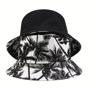 Bestseller 100% Cotton Canvas Striped Fisherman Bucket <b>Hat</b> <b>Men</b> Women Summer Trendy Double-sided <b>Sun</b> Protection - Product Image 4
