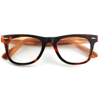 G6036 Vente en gros de montures de lunettes rétro noires pour hommes et femmes, montures de lunettes en acétate faites à la main, lunettes optiques personnalisées spécialisées