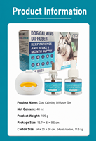 Kit diffuseur apaisant pour chiens, formule naturelle aux phéromones, pour calmer les émotions et soulager le stress, fabriqué en usine OEM