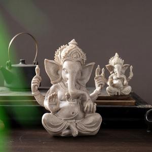รูปปั้นพระพิฆเนศสไตล์เอเชียตะวันออกเฉียงใต้ แบบไทย เซน <span class=keywords><strong>ช้าง</strong></span>อินเดีย - Product Image 4