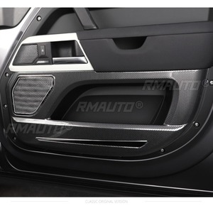 Para Land Rover Defender 2020-2025: Protectores de Umbral de Puerta con Aspecto de Carbono, Cubiertas Completas para Altavoces de Audio, Modificaciones - Product Image 3