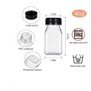 <span class=keywords><strong>2025</strong></span> New mẫu miễn phí <span class=keywords><strong>Pet</strong></span> 120 <span class=keywords><strong>ml</strong></span> 4oz lạnh Brew Cà Phê chai nhựa <span class=keywords><strong>PET</strong></span> vuông nước trái cây nước giải khát smoothies chai - Product Image 4