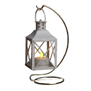 <b>Lanterns</b> Dining Table Decorating <b>Candle</b> <b>Lantern</b> White Powder Coated <b>Candle</b> <b>Lantern</b> With Stand Decorative Hanging <b>Lantern</b> - Product Image 1