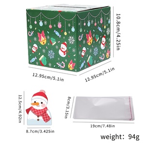 Tự Làm Vui Vẻ Giáng Sinh Tái Chế Bìa Thư Mục Cho Trẻ Em Và Người Lớn Kéo Bất Ngờ Quà Tặng Tiền Mặt Chủ Cho Ngày Lễ Nến Sử Dụng - Product Image 5