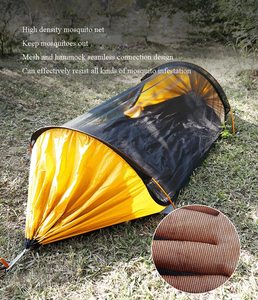 Nylon-Parachute-Hängematte für Camping leicht vielseitiges Gebraucht im Schlafzimmer Wohnzimmer Park Hotel Schule für Outdoor-Relaxation - Product Image 3