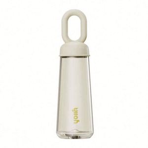 Petal-Shaped 500ml Reusable Water <b>Bottle</b> with Anti-Corrosion Coating and Straw Cap - Product Image 2