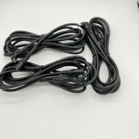 Câble d'extension 1m noir Angle mâle vers femelle 5.5mm 2C18AWG 5.5*2.5mm/5.5*2.1mm