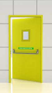 Appartements modernes Portes métalliques creuses Portes coupe-feu en acier de <span class=keywords><strong>2</strong></span> heures - Product Image 3