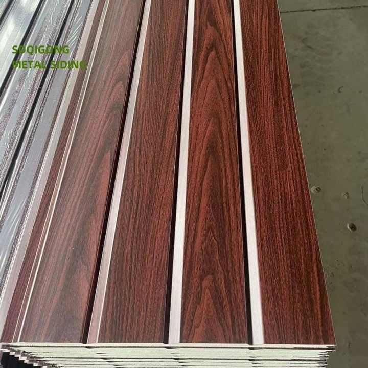 Metal Carved PU Sandwich Panel Siding - Insulated & Decorative