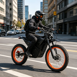 Vélo électrique <span class=keywords><strong>tout</strong></span>-<span class=keywords><strong>terrain</strong></span> professionnel 8000W de puissance de pointe à moteur central pour adultes, idéal pour l'escalade en montagne et le plaisir sur terrains difficiles. - Product Image 4