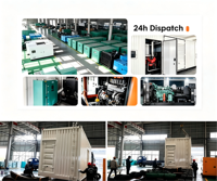 Générateur diesel silencieux 50 kVA, groupe électrogène diesel à faible bruit 400 V 230 V 50 Hz avec panneau ATS AMF pour flottes de location en République tchèque