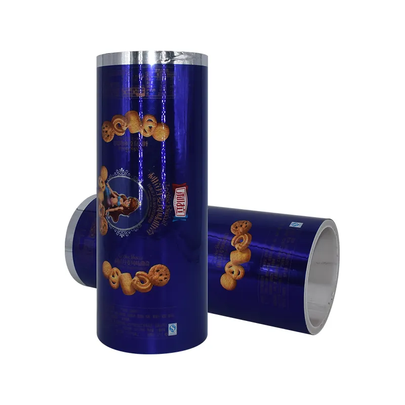 High Quality Products Cookie Plastic Food Laminating Flexible Packaging Sachet Roll Film