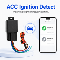 Rastreador GPS 2G con Relé, Aplicación Android, Control Remoto, Corte de Combustible, Geocerca, Alarma de Vibración, Detección ACC, Seguridad de Flota