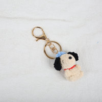 Porte-clés Chien Peluche Chiot Cartoon Porte-clefs Animal Doux Pendentif Cadeau Souvenir Enfants Femmes pour Filles Cadeau