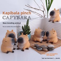 Jouet Squishy Capybara de Simulation, Animal Anti-Stress à Presser, Célèbre sur Internet, Meilleure Vente, Unisexe Tous Âges, Soulagement du Stress, Fabriqué aux États-Unis
