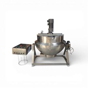 Marmite de cuisson industrielle à double enveloppe avec agitateur planétaire pour la production de sirop de sucre, de confiture et de sauces - Product Image 5