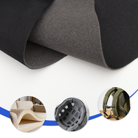 Tissu en maille tricotée warp laminé avec mousse pour rembourrage de sacs à dos, chaussures, coussins de siège, rembourrage intérieur et équipement de protection