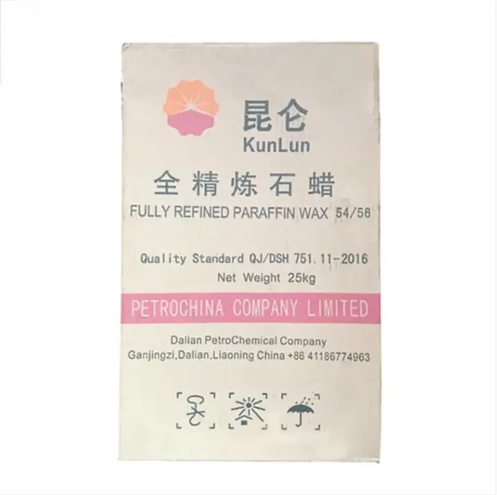 Kunlun Bluk Fully Refined Paraffin Wax 58/60 for Candle Making