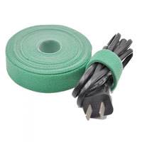 Bande auto-adhésive élastique multicolore 100 % nylon personnalisée pour fixation, avec boucle non enduite et rouleau de fermeture auto-agrippante double face