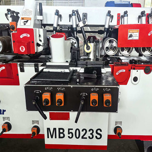 Planches de parquet en bois massif, cinq têtes de dégauchisseuse, dégauchisseuse industrielle robuste à quatre faces - Product Image 6